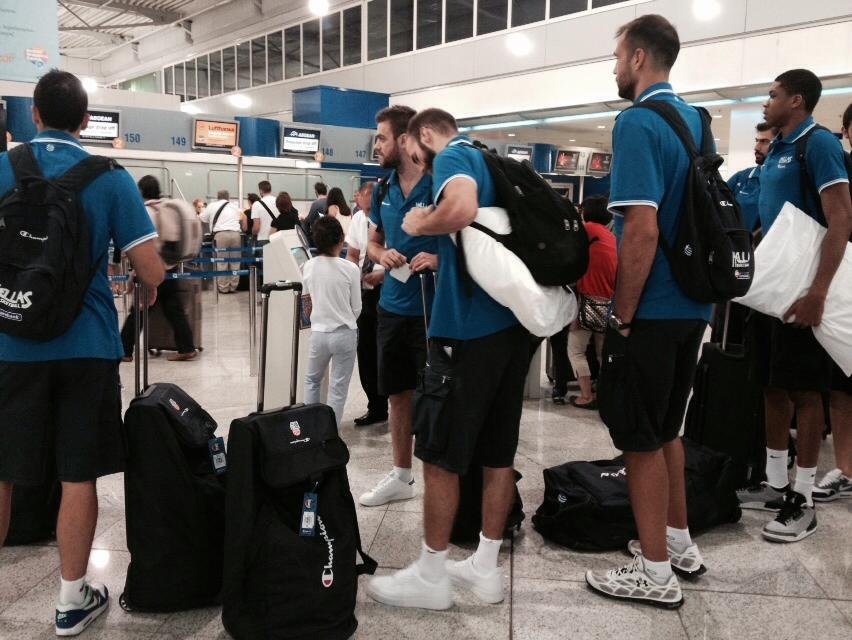 Μουντομπάσκετ 2014: Η αναχώρηση της Ελλάδας για Κάουνας (photos)