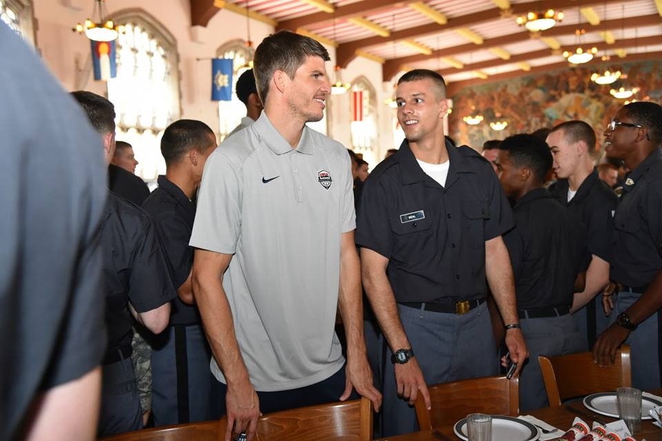 Μουντομπάσκετ 2014: Επίσκεψη στη Στρατιωτική Ακαδημία οι ΗΠΑ (photos)