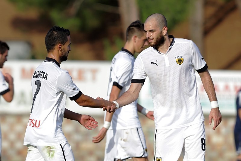 Σε χαλαρούς ρυθμούς η ΑΕΚ, 4-0 τον Ρήγα Φεραίο (photos)