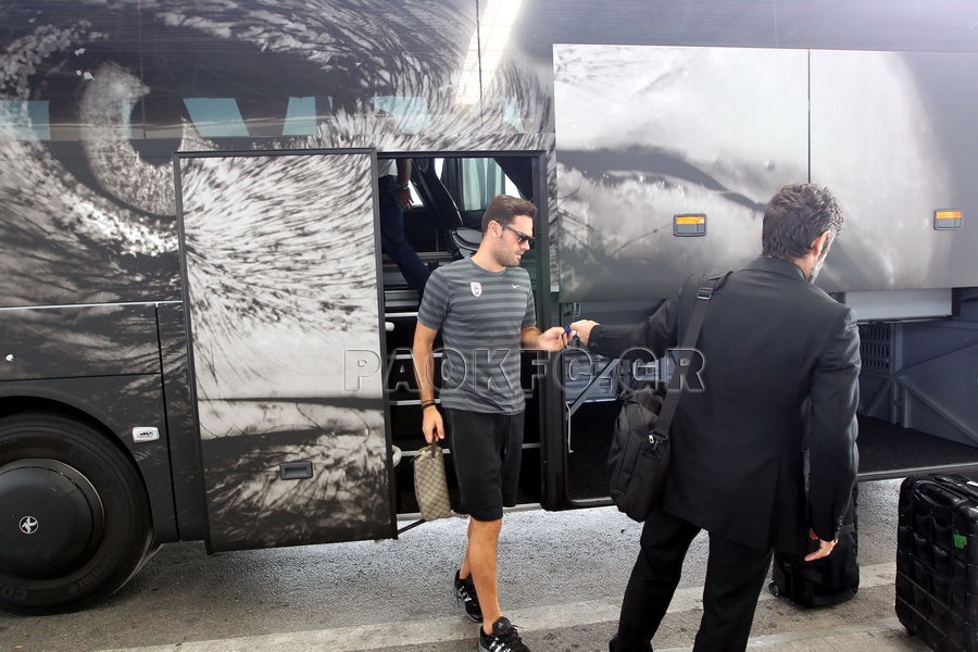 ΠΑΟΚ: Αναχώρησε για Κισινάου (photos)