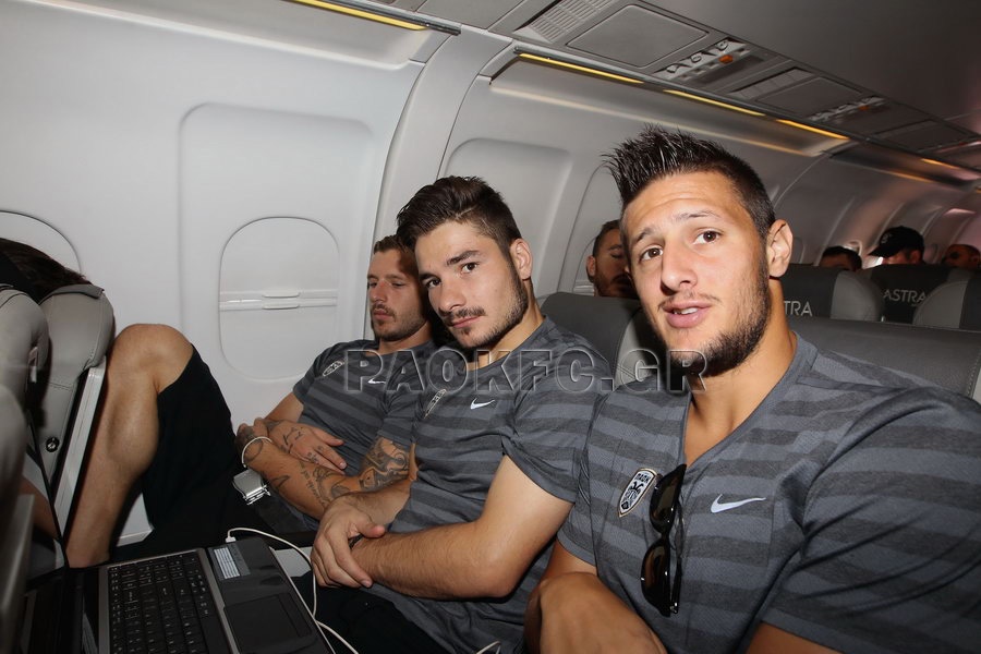 ΠΑΟΚ: Αναχώρησε για Κισινάου (photos)