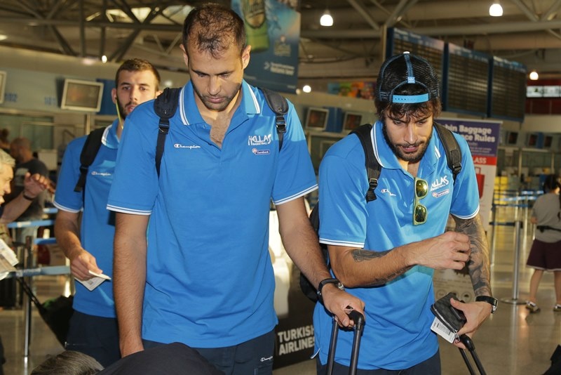 Mundobasket 2014: «Πέταξε» για Τουρκία η Εθνική (photos)