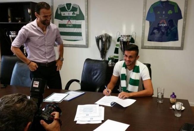 Παναθηναϊκός: Η υπογραφή του Μπερίσα (photo)