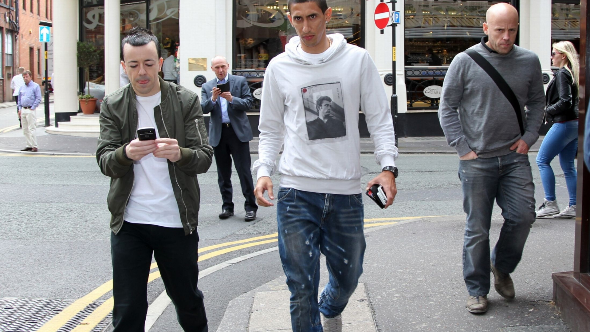 Η πρώτη βόλτα του Ντι Μαρία στο Μάντσεστερ (photos)