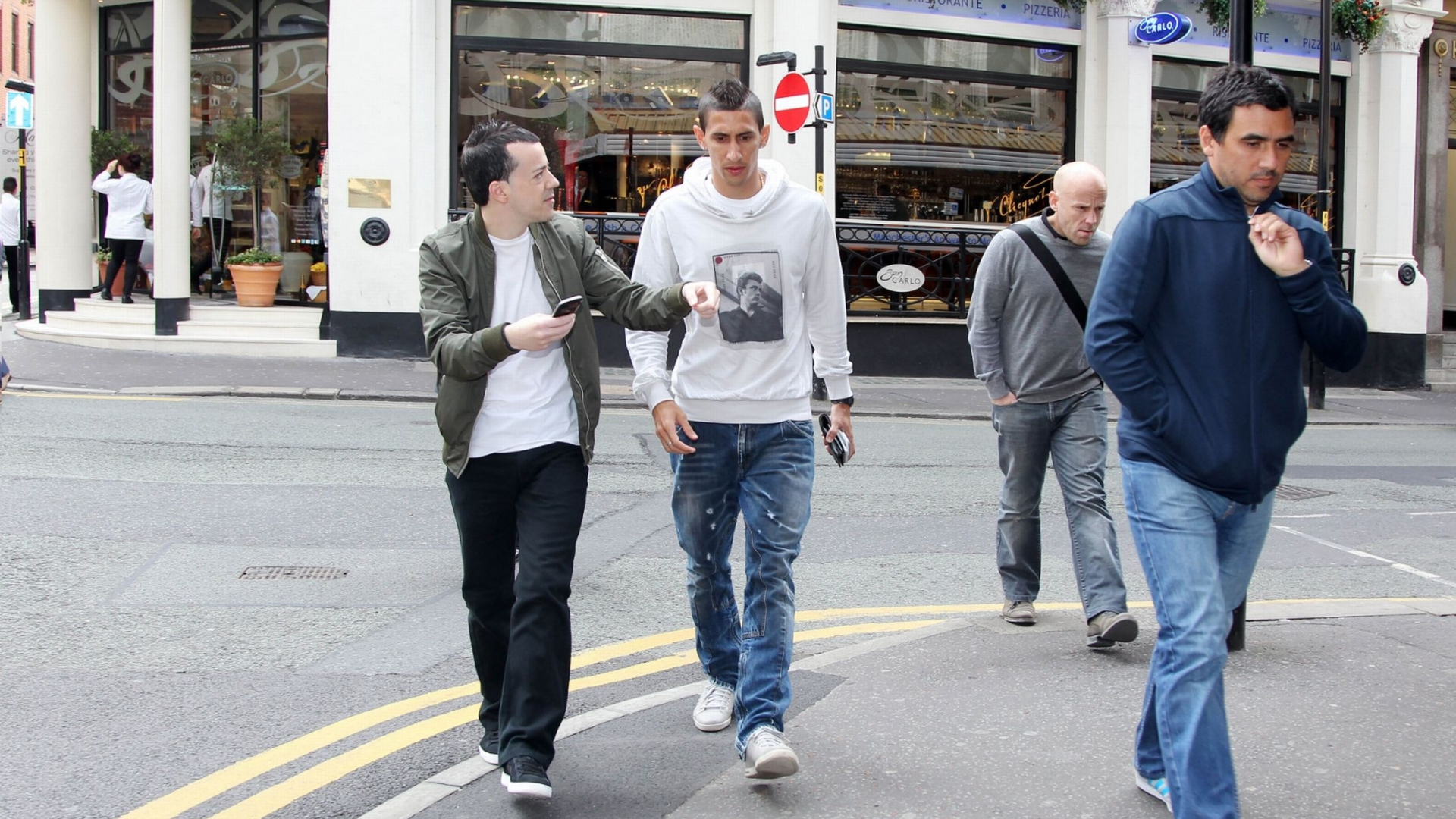 Η πρώτη βόλτα του Ντι Μαρία στο Μάντσεστερ (photos)