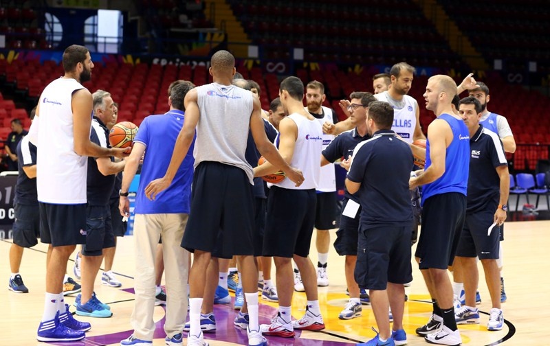 Μουντομπάσκετ 2014: Η ελληνική προπόνηση (photos)