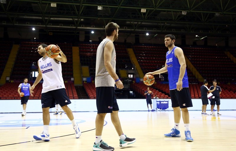 Μουντομπάσκετ 2014: Η ελληνική προπόνηση (photos)