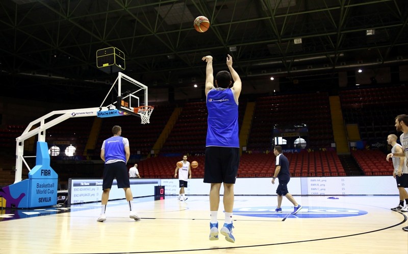 Μουντομπάσκετ 2014: Η ελληνική προπόνηση (photos)