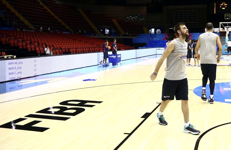 Μουντομπάσκετ 2014: Η ελληνική προπόνηση (photos)