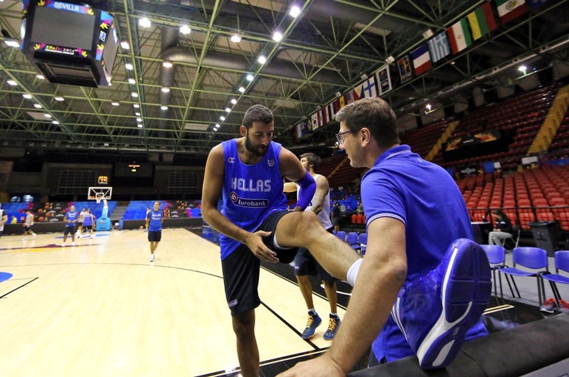 Μουντομπάσκετ 2014: Μπήκε ο Μάντζαρης (photos)