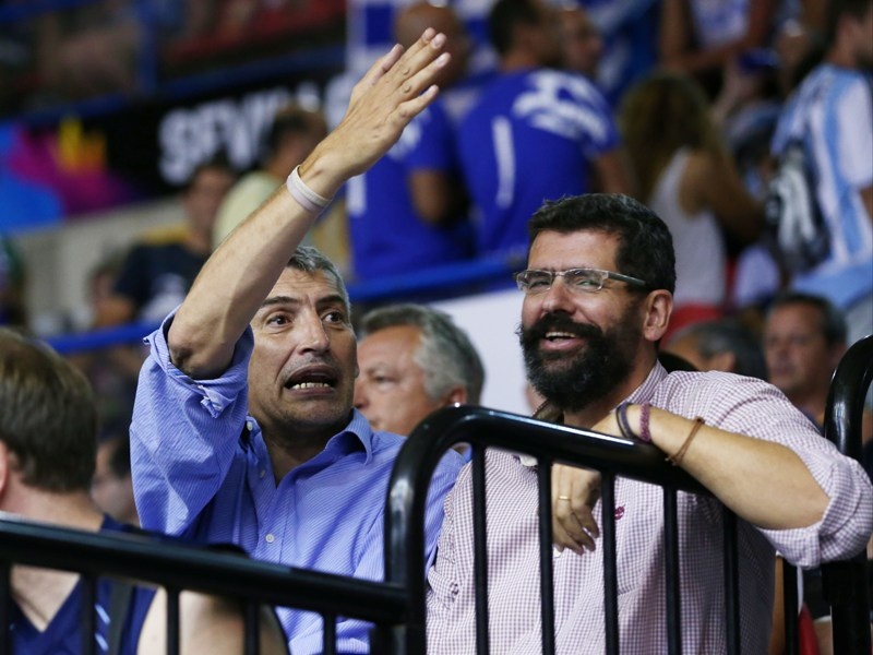 Μουντομπάσκετ 2014: «Γαλανόλευκη» η Σεβίλλη (photos)