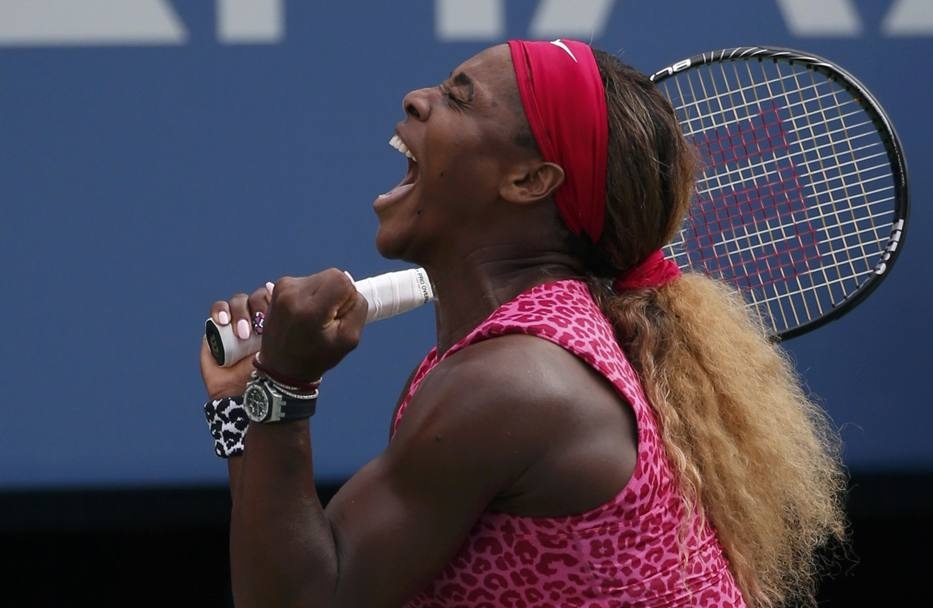 US Open: «Τρέλανε» κόσμο με το φούξια λεοπάρ φόρεμα η Σερένα (photos)