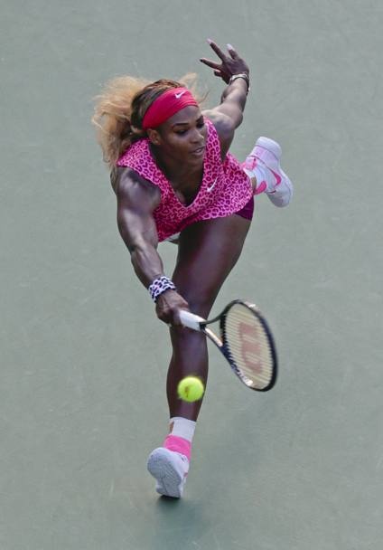 US Open: «Τρέλανε» κόσμο με το φούξια λεοπάρ φόρεμα η Σερένα (photos)