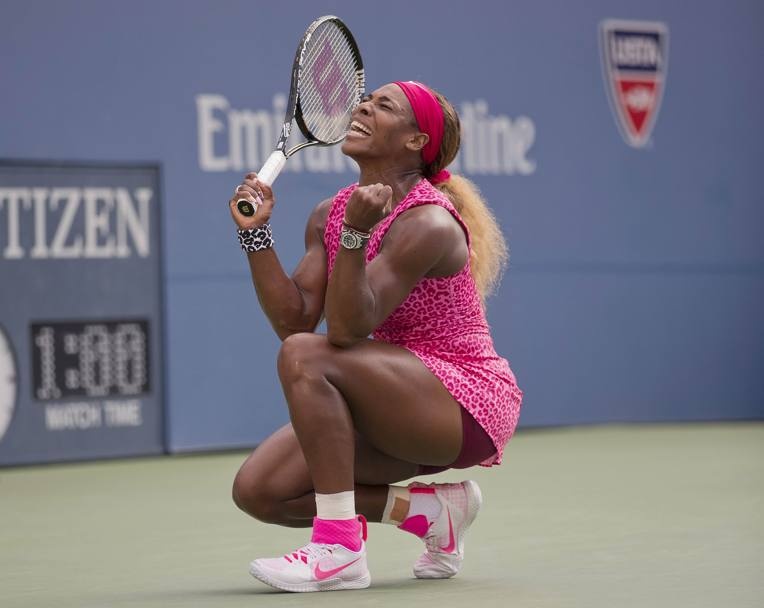 US Open: «Τρέλανε» κόσμο με το φούξια λεοπάρ φόρεμα η Σερένα (photos)