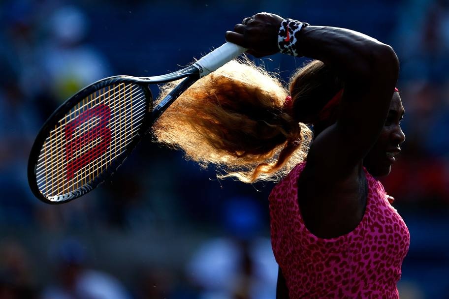 US Open: «Τρέλανε» κόσμο με το φούξια λεοπάρ φόρεμα η Σερένα (photos)