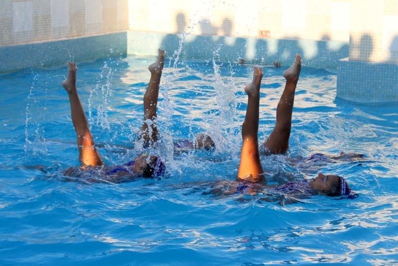 Παρουσίαση φανέλας της Ομόνοιας στην... πισίνα (photos)