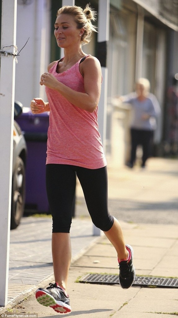 Μούσκεμα στον ιδρώτα η κυρία Τζέραρντ  (photos)