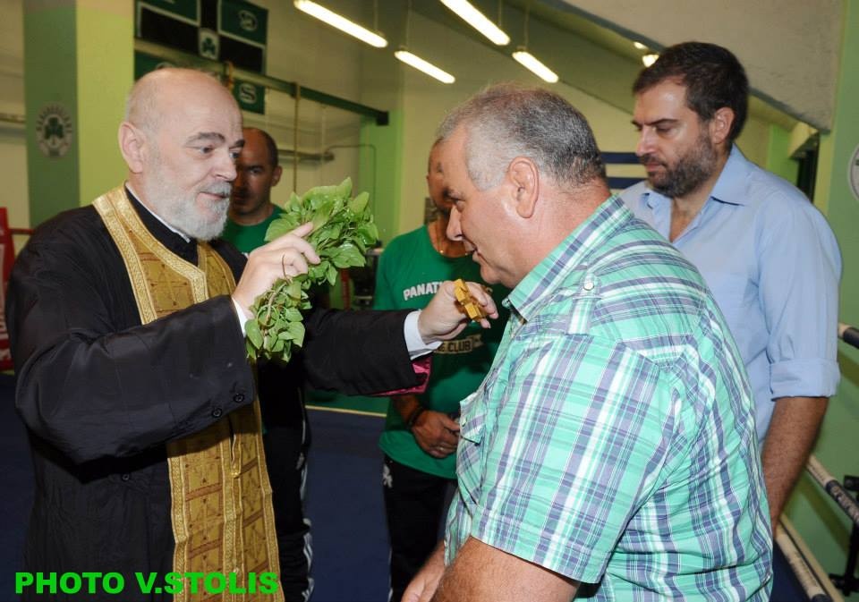 Παναθηναϊκός: Ο αγιασμός της πυγμαχίας (photos)