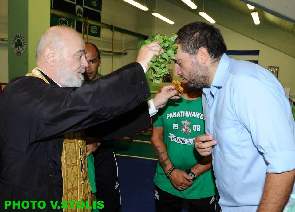 Παναθηναϊκός: Ο αγιασμός της πυγμαχίας (photos)