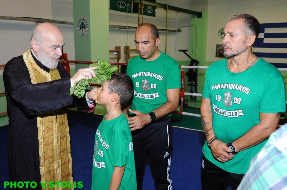 Παναθηναϊκός: Ο αγιασμός της πυγμαχίας (photos)