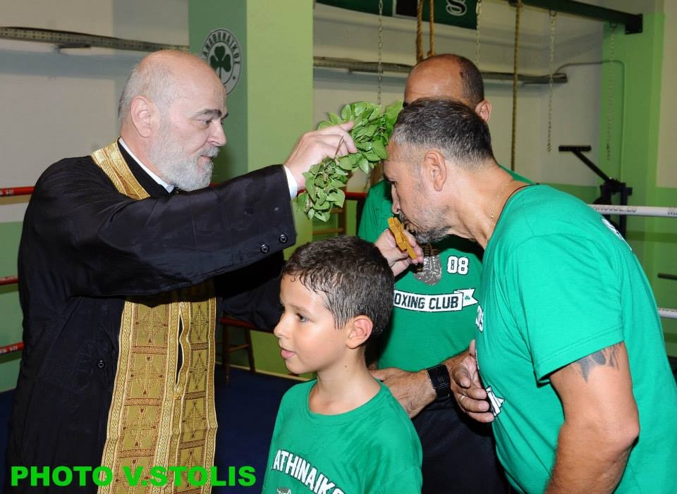 Παναθηναϊκός: Ο αγιασμός της πυγμαχίας (photos)