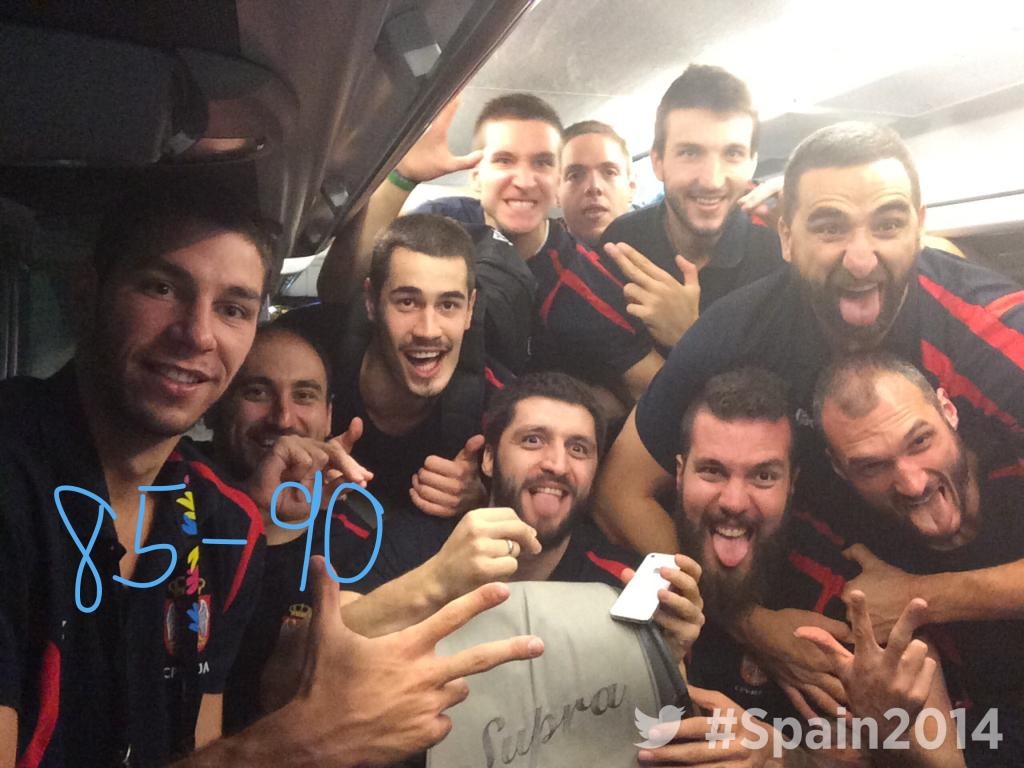 Παγκόσμιο Κύπελλο Μπάσκετ 2014: Η selfie της Σερβίας (photo)
