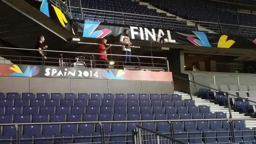Παγκόσμιο Κύπελλο Μπάσκετ 2014: Οι ετοιμασίες του τελικού (photos)