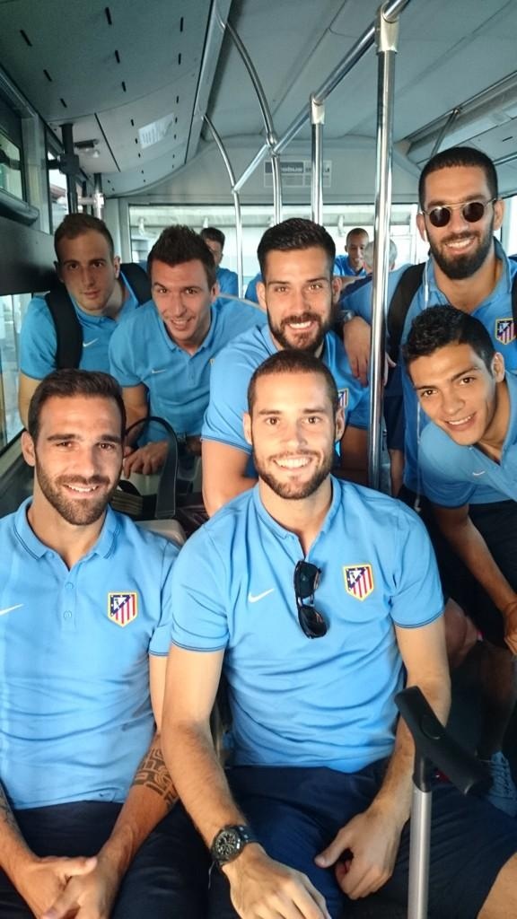 Ατλέτικο Μαδρίτης: Αναχώρησε για Αθήνα (photos)