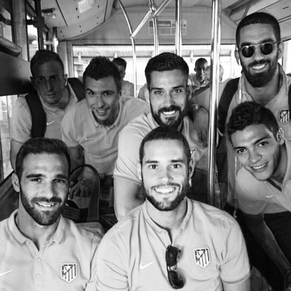 Ατλέτικο Μαδρίτης: Αναχώρησε για Αθήνα (photos)
