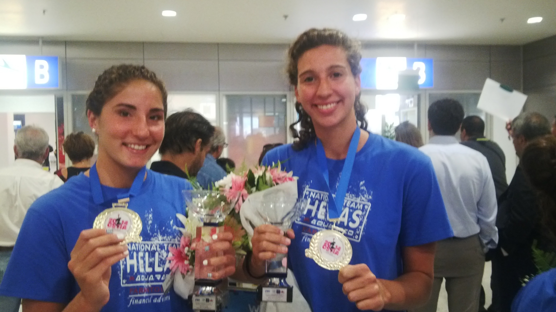 Εθνική Πόλο Νέων Γυναικών: Αφίχθησαν οι πρωταθλήτριες Ευρώπης (photos)