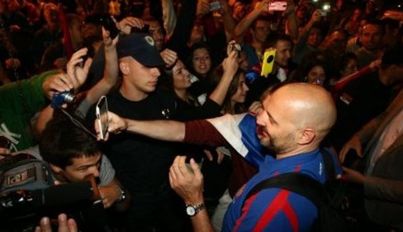Mundobasket 2014: Απίστευτη υποδοχή στο Βελιγράδι (videos+photos)