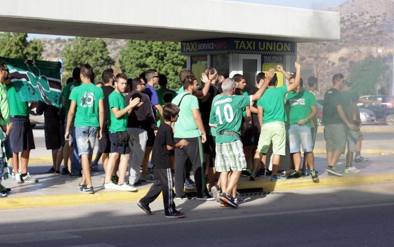Παναθηναϊκός: Υποδοχή στα Χανιά (photos)