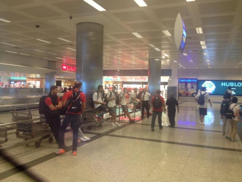 Ολυμπιακός: Η προπόνηση στην Κωνσταντινούπολη (photos)
