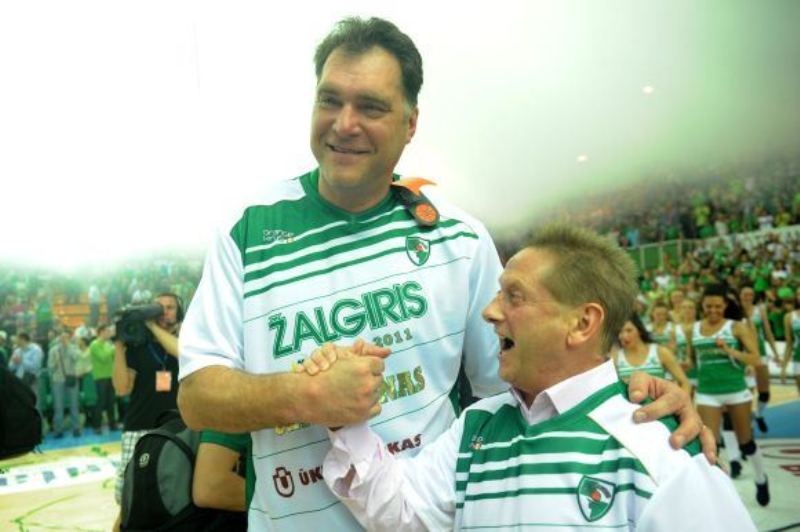 Ζαλγκίρις Κάουνας: Αποσύρεται το Νο 11 του Σαμπόνις (video+photos)