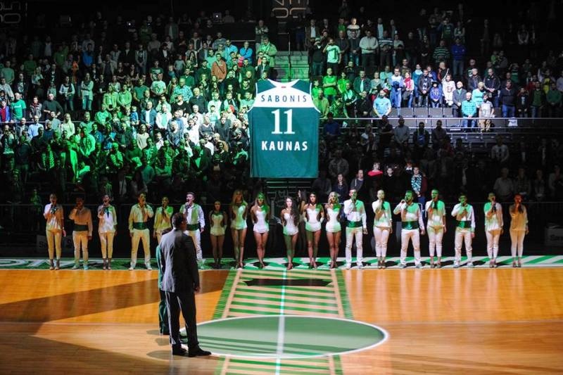 Ζαλγκίρις Κάουνας: Εντυπωσιακή τελετή για Σαμπόνις (videos+photos)