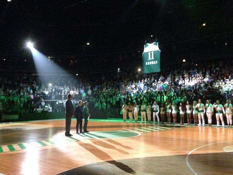 Ζαλγκίρις Κάουνας: Εντυπωσιακή τελετή για Σαμπόνις (videos+photos)