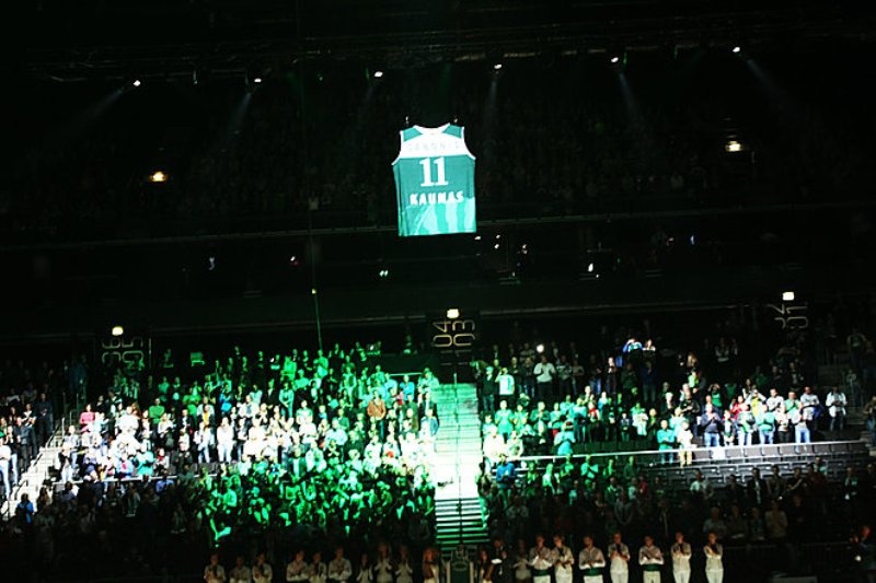 Ζαλγκίρις Κάουνας: Εντυπωσιακή τελετή για Σαμπόνις (videos+photos)