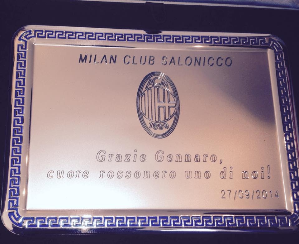 ΟΦΗ: Το Milan Club Salonicco βράβευσε Γκατούζο (photos)