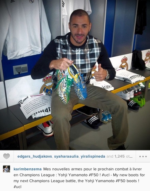 Ρεάλ Μαδρίτης: Τα παπούτσια... δράκου του Μπενζεμά (photos)