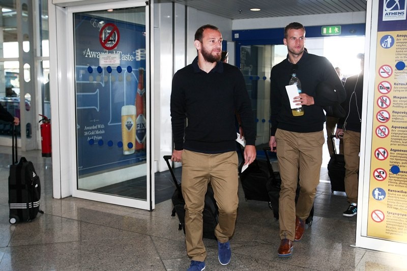 Παναθηναϊκός: Τα κλικ της αναχώρησης (photos)