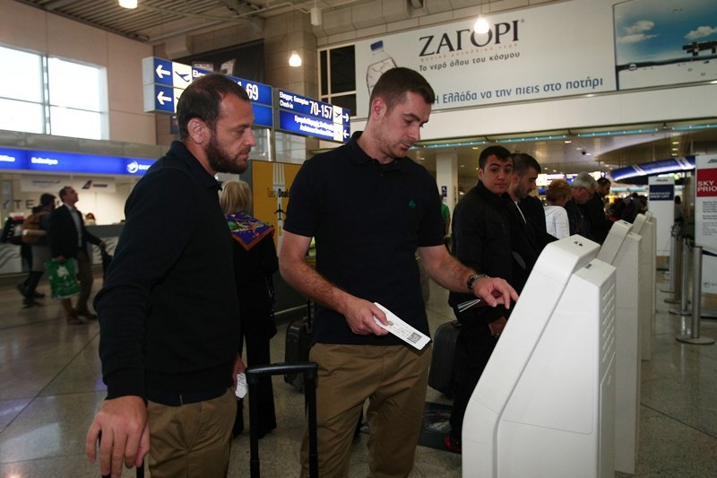 Παναθηναϊκός: Τα κλικ της αναχώρησης (photos)