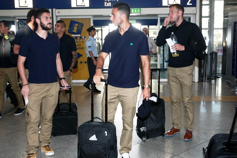 Παναθηναϊκός: Τα κλικ της αναχώρησης (photos)