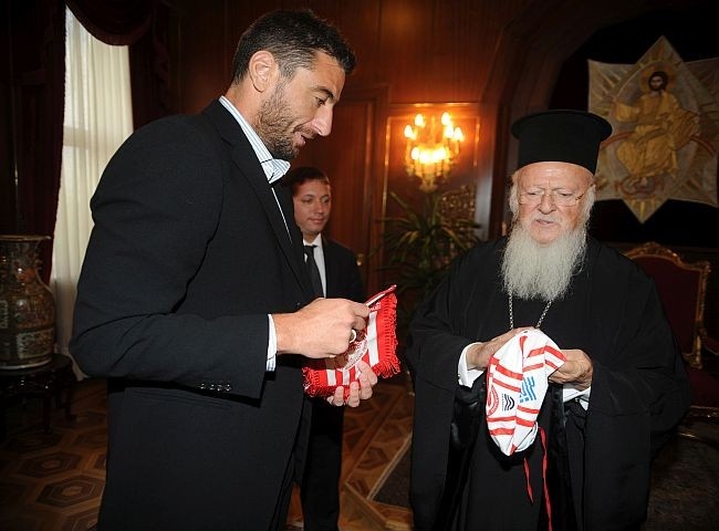 Ολυμπιακός: Στο Οικουμενικό Πατριαρχείο η ομάδα πόλο (photos)
