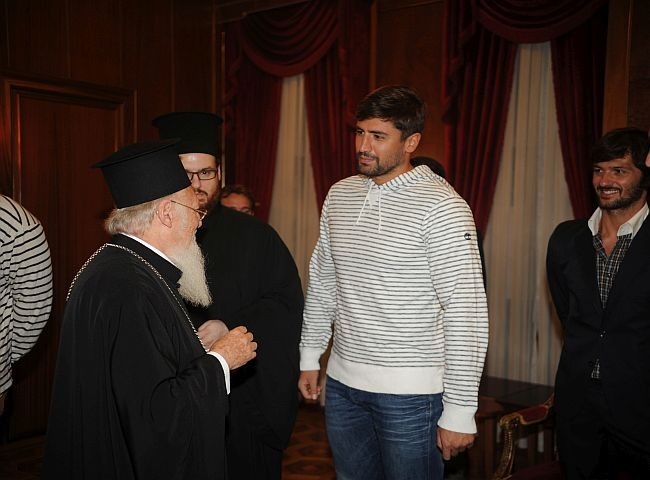 Ολυμπιακός: Στο Οικουμενικό Πατριαρχείο η ομάδα πόλο (photos)
