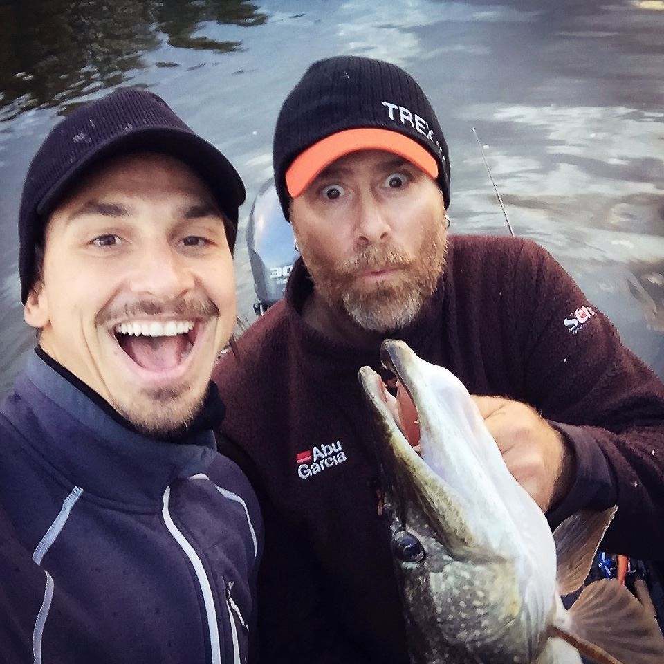 Ζλάταν Ιμπραΐμοβιτς: Ψάρεψε δύο τεράστιους λούτσους! (photos)