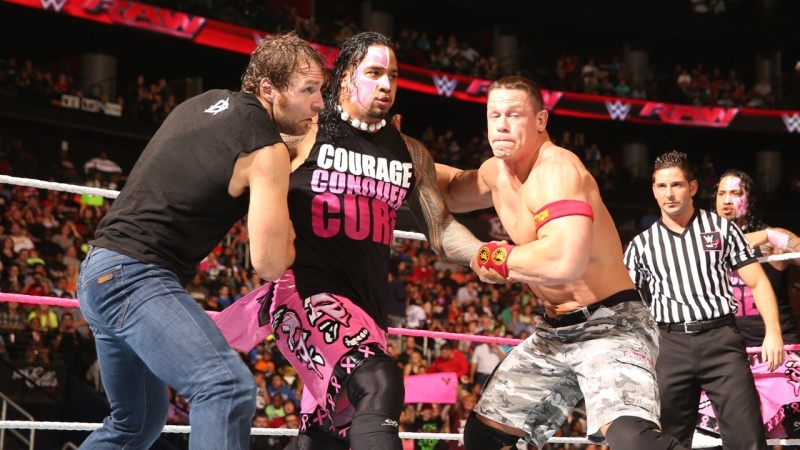 Raw: Πρόωρη σύγκρουση Cena με Ambrose (photos+videos)