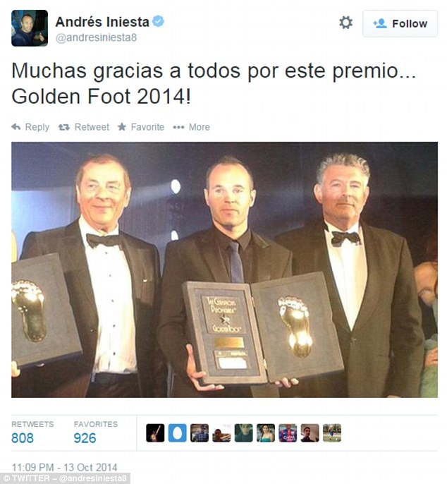 «Χρυσοπόδαρος» ο Ινιέστα (videos+photos)