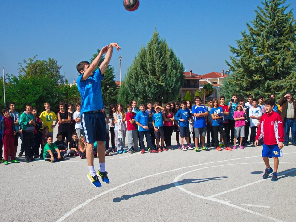 Τρίκαλα BC: Στο 7ο Γυμνάσιο (photos)