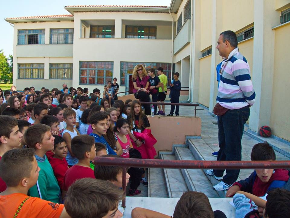 Τρίκαλα BC: Στο 7ο Γυμνάσιο (photos)