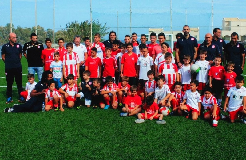 Ολυμπιακός: Αγιασμός στις ακαδημίες στο Ηράκλειο (photos)